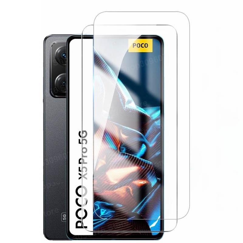 สําหรับ Xiaomi Poco X5 Pro X3 NFC X4 GT 5G 9H 2.5D กระจกนิรภัยป้องกันหน้าจอฟิล์มป้องกัน