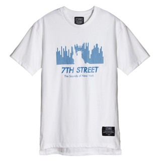 พร้อมส่ง ผ้าฝ้ายบริสุทธิ์ 7th Street เสื้อยืดแบบโอเวอไซส์  () รุ่น OFLT001 T-shirt