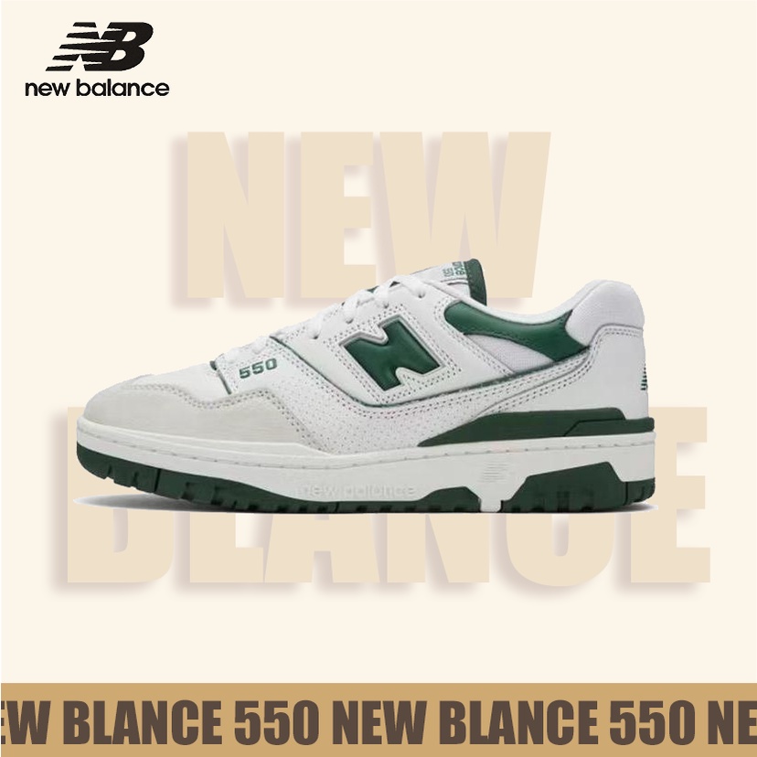 ของแท้100% New Balance 550 White green NB 550