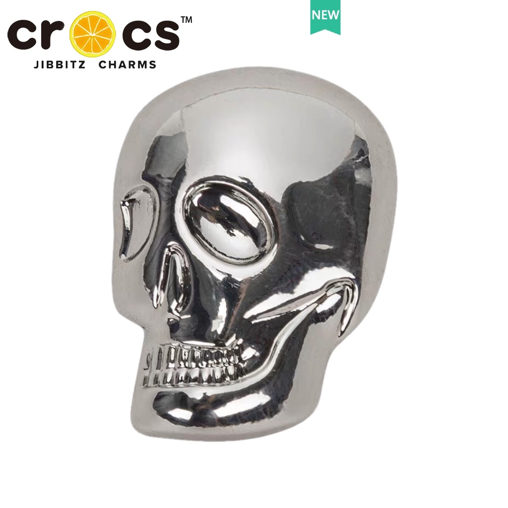 JIBBITZ cross charms ตัวติดรองเท้า พังก์ดำDIY2025 ตัวติดรองเท้า cross