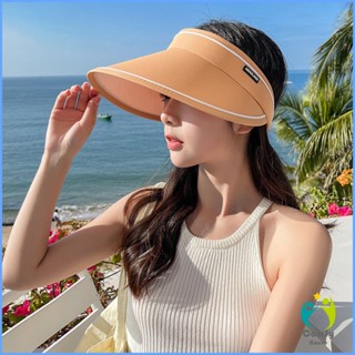 Comfy หมวกกันแดดครึ่งใบ สไตล์เกาหลี แฟชั่นฤดูร้อน Sun visor