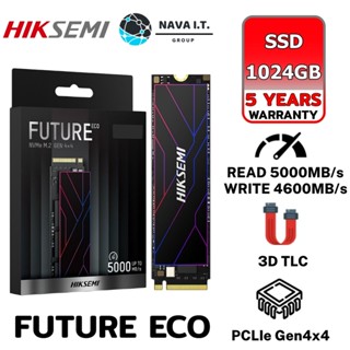 COINSคืน15%⚡FB9JMZV6⚡ HIKSEMI FUTURE ECO SERIES SSD 1024GB PCIE GEN4 X 4 NVME READ 5000MB/S WRITE 4600MB/S รับประกัน5ปี