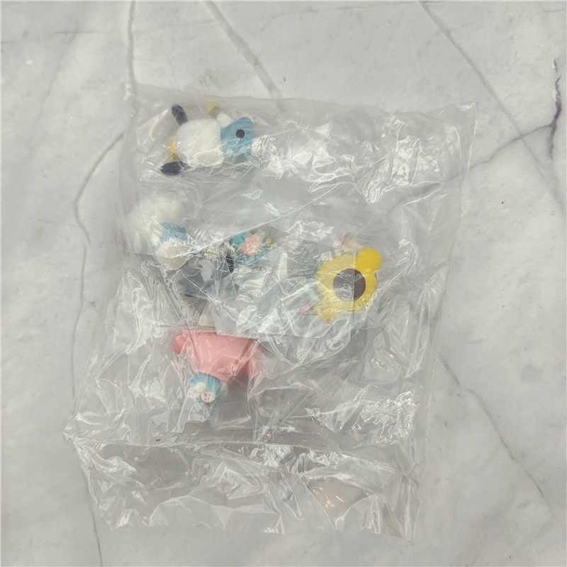 LF1 5pcs Sanrio จิตรกร Series Action Figure Melody Kitty Purin Pachacco XO ตุ๊กตาของเล่นสําหรับของขวัญเด็กตุ๊กตา FL1 - รูปที่ 7