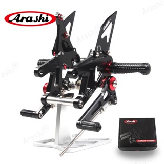 Arashi V2.0 ที่พักเท้า CNC ปรับได้ สําหรับ APRILIA RSV4 FACTORY APRC ABS SBK SE 2013 2014 2015 2016