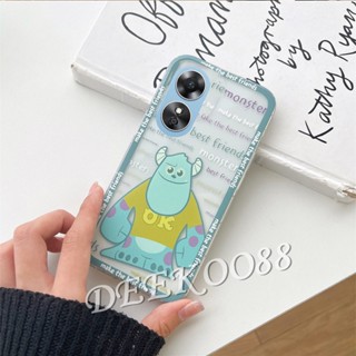 พร้อมส่ง เคสโทรศัพท์มือถือ TPU แบบนิ่ม ลายการ์ตูนมอนสเตอร์ สําหรับ OPPO A78 4G 2023 A78