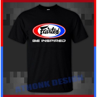 ขายดี เสื้อยืดแขนสั้น ผ้าฝ้าย พิมพ์ลาย FAIRTEX BE INSPIRED แฟชั่นฤดูร้อน สําหรับผู้ชาย 403539