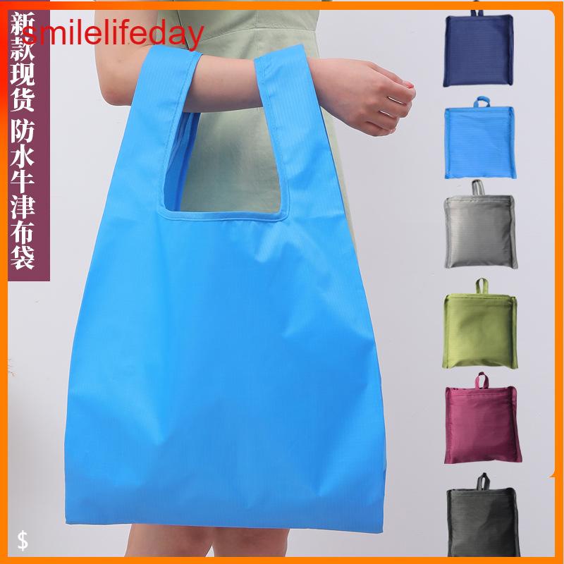 ใหม่พับ Shoppping กระเป๋า Lady Oxford ผ้า Unisex Reusable Tote Pouches กันน้ํากระเป๋าถือกระเป๋าเดินทางร้านขายของชํา