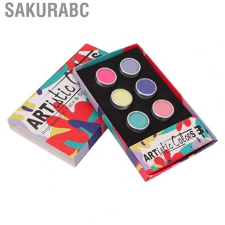 Sakurabc Face  Set 6 Bright Colors 108g Washable Fast Drying Multi Purpose