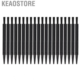 Keaostore 20pcs Hearing Amplifier Cleaning Brush Ear Cleaners Portable Professional Reusable Hearing Amplifier Cleaner Brush  Care