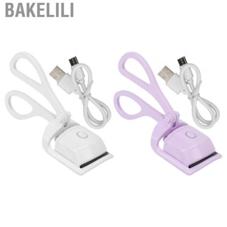 Bakelili Eyelash Curler USB Heated Eyelash Curler with Light for Makeup