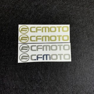 สติกเกอร์โลหะ กันน้ํา ลายโลโก้ CFMOTO สําหรับติดตกแต่งรถจักรยานยนต์ จํานวน 2 ชิ้น