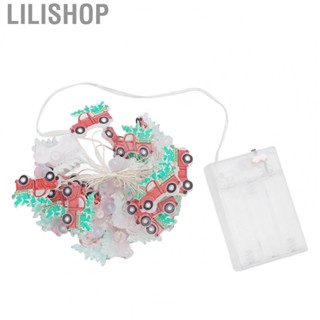 Lilishop Christmas Truck String Lights 30  Lights Lightweight Christmas Red Truck Fairy Lights for Christmas Decoration