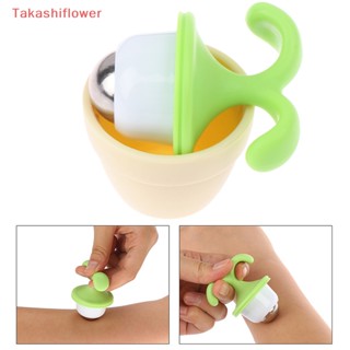 (Takashiflower)  Roller Ball Bead Relaxation Desk Decor Handheld Body Manual Massage