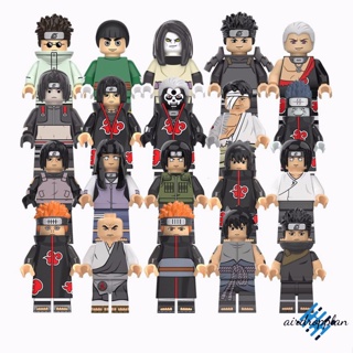 ของเล่นตัวต่อเลโก้ ฟิกเกอร์นารูโตะ Rock Lee Aburame Shino สําหรับเด็ก สินค้าพร้อมส่ง