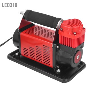 Leo310 เครื่องเติมลมยาง Heavy Duty Double Cylinders แบบพกพา 12V 400W Air Compressor สำหรับยางรถยนต์และรถบรรทุก