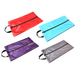 4pcs Outdoor Large Lightweight Practical Smooth Women With Zipper Anti Dust Waterproof Nylon Handy Handle Shoe Bags