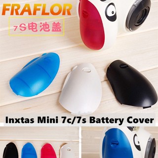 Fujifilm Instax Mini 7s 7c กล้องฟิล์มเปลี่ยนแบตเตอรี่เครื่องมือกุหลาบสีแดงสีฟ้าสีชมพูสีขาวฝาครอบแบตเตอรี่ 7S 7C ฝาครอบประตูแบตเตอรี่