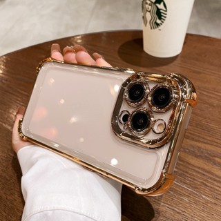 เคสซิลิโคนนิ่ม แบบใส กันตกสี่มุม คุณภาพสูง สําหรับ X XR XS Max 11