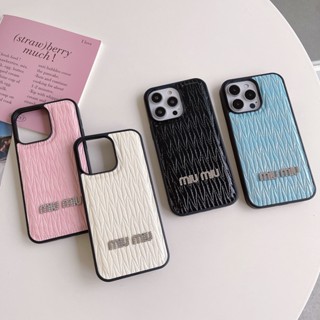 เคสโทรศัพท์มือถือหนัง ลายโลโก้โลหะ สําหรับ iPhone 14 13 12 11 Pro Max 6 6S 7 8 Plus SE2020 XR XS Max