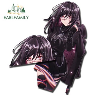 Earlfamily สติกเกอร์ ลายการ์ตูนอนิเมะ Hainsaw Man Yoru Peeker ขนาด 13 ซม. x 7.6 ซม. ป้องกันรอยขีดข่วน สําหรับติดตกแต่งรถยนต์ แล็ปท็อป รถจักรยานยนต์