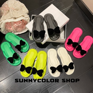 SUNNYCOLOR  รองเท้า รองเท้าแตะผู้หญิง อ่อนนุ่ม สไตล์เกาหลีฮ แฟชั่น สะดวกสบาย สุขภาพดี B29G074