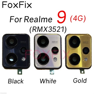 เลนส์กระจกด้านหลัง พร้อมกรอบ แบบเปลี่ยน สําหรับ Realme 9 4G RMX3521