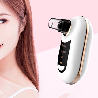 Palm Fun เครื่องดูดฝุ่น Blackhead Remover 3 โหมด Mini Handheld Deep Cleaning ลดสิว เครื่องดูดรูขุมขนที่แข็งแกร่ง