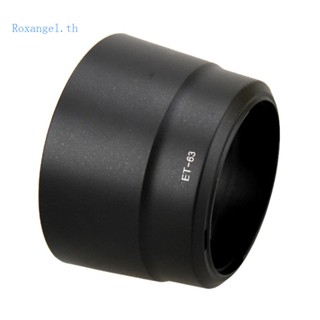 Rox ET63 ฝาครอบเลนส์ฮู้ดกล้อง สําหรับ 750D EF-S 55-250 มม. f 4-5 6 IS STM