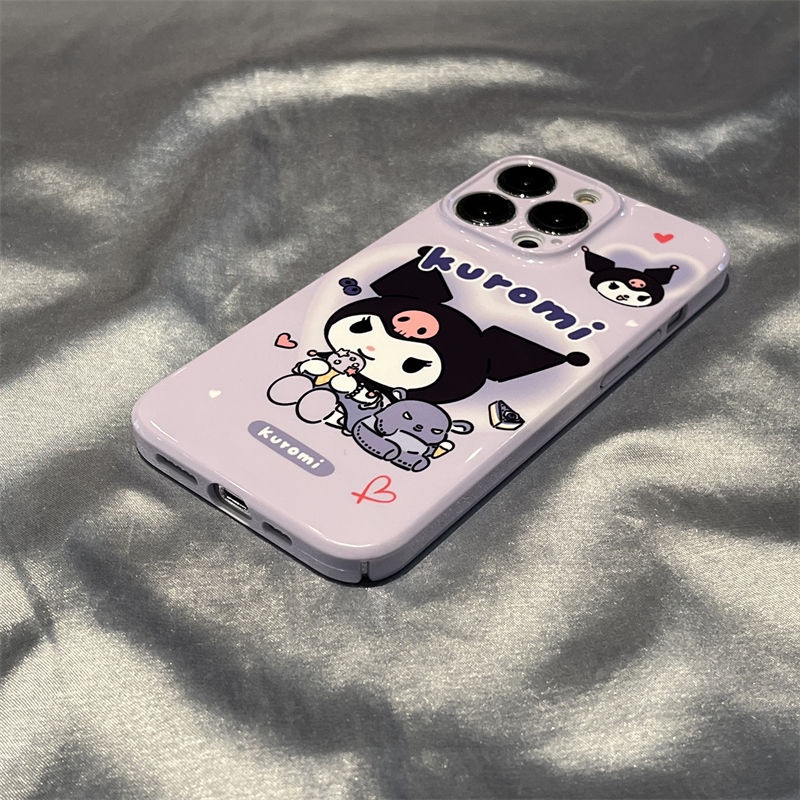 Xr// เคสโทรศัพท์มือถือแบบแข็ง ลายการ์ตูนคุโรมิ สําหรับ Iphone 1312 plus 711 14 YFJW