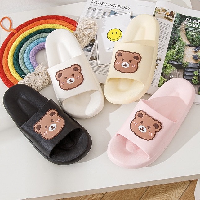 ToyNo.1 พร้อมส่ง "LT-BearBear" รองเท้าแตะแบบสวม ลายหมี งานดีงานคุณภาพ สวยน่ารักใส่สบายงานดีที่สุดในตลาด พร้อมส่ง