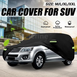 ผ้าคลุมรถอเนกประสงค์ SUV เต็มรูปแบบกลางแจ้ง Sun UV Snow Dust Rain Resistant Protection