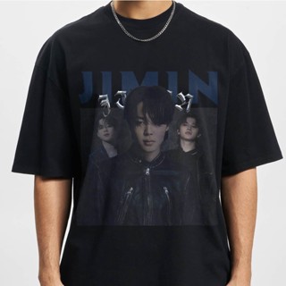 เสื้อยืด พิมพ์ลายกราฟฟิค Jimin 90s สไตล์วินเทจ ยุค 90s สําหรับผู้ชาย