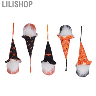 Lilishop Halloween Gnomes Outdoor  Good Luck Felt Material Halloween Elements 5pcs Halloween Gnomes  for Halloween Decoration