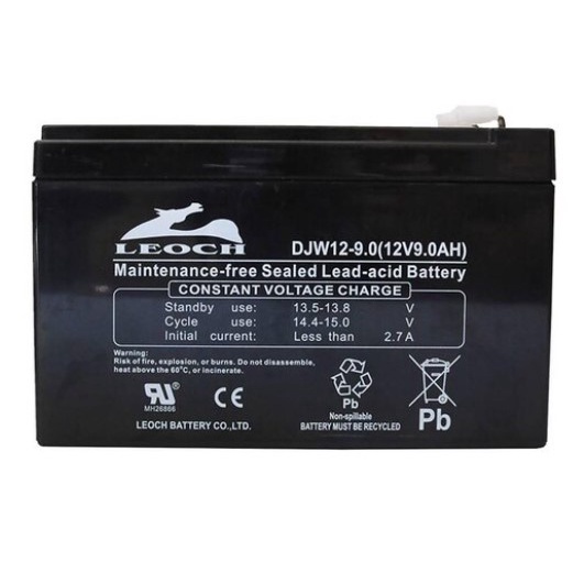 ไฟฉาย แบตเตอรี่แห้ง Leoch Battery UPS 12V 7.5AH ความจุไม่ต่ำกว่า 80% #จัดโปร#เครื่องสำรองไฟ แบตสำรอง