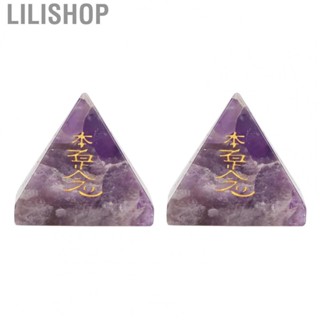 Lilishop Crystal Pyramid  Semi Precious Stones Energy Pyramid  for Decoration