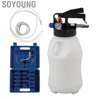 Soyoung ATF Refill Tool Kit  6L  High Extraction Speed Pneumatic Transmission Fluid Pump Impact Resistant with 13 ATF Adapters for Refilling Use