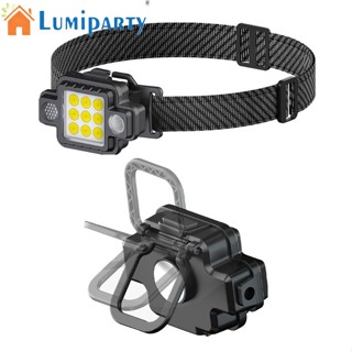 Lumiparty ไฟหน้า Led 5 โหมด อเนกประสงค์ สําหรับวิ่งกลางคืน ขับขี่กลางแจ้ง