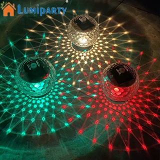 Lumiparty โคมไฟลอยน้ํา พลังงานแสงอาทิตย์ กันน้ํา สีสันสดใส สําหรับตกแต่งสวน