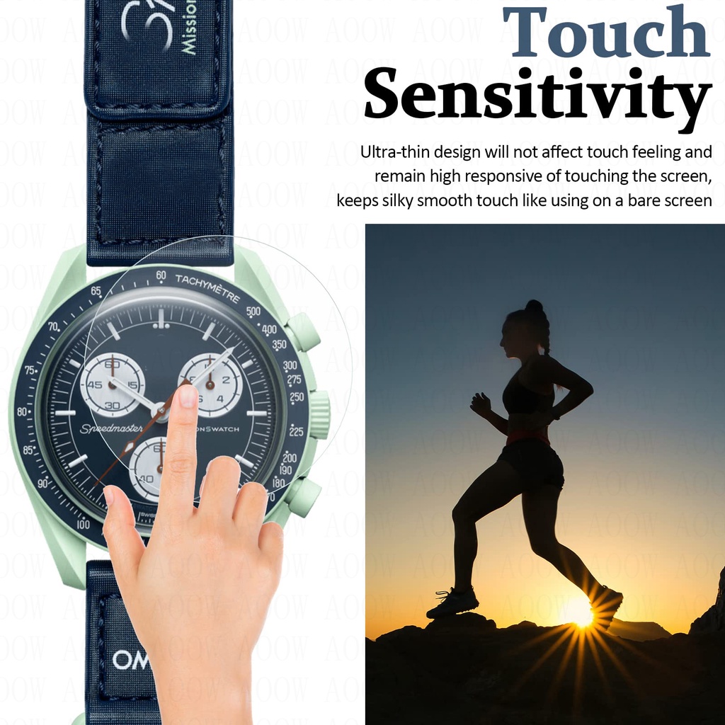ฟิล์มกันรอยหน้าจอ TPU แบบนิ่ม ไม่ใช่กระจก สําหรับ MoonSwatch Constellation Watch 5 ชิ้น