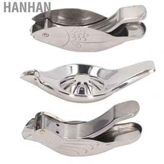 Hanhan Lime Squeezer Effortless 304 Stainless Steel Manual Lemon Juicer Corrosion Resistant for Cooking