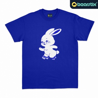 📦พร้อมส่ง Bearstix เสื้อยืดยีน พิมพ์ลาย NewJeans Kaos Bunnies Baju Tokkie สําหรับผู้ชาย T-shirt