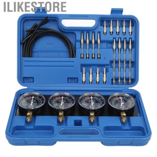 Ilikestore Carb Balancer Gauge Fast Response Durable Vacuum Motorcycle Synchronizer Tool with 4 Rubber Hoses for Cylinder Motorbike