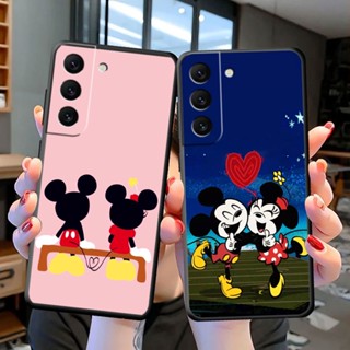 เคสโทรศัพท์มือถือ TPU นิ่ม ลายมิกกี้ มินนี่เมาส์ สีดํา สําหรับ Samsung Galaxy A53 A52 A32 A30 A23 A22 A21S A80 A73 A72 A71 A70 A60 A54 A51 A50 A42 A34 A33 A14 A10 4G 5G