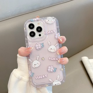 Yiki|เคสโทรศัพท์มือถือแบบนิ่ม ใส ลายดอกไม้ กระต่าย สตรอเบอร์รี่ น่ารัก สําหรับ Huawei Honor 80GT 80SE 80 Pro 80 70 Pro 70 60SE 60 Pro 60 20 9X Pro Y9S