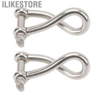 Ilikestore Twisting Shackle Rust Resistant Universal 316 Stainless Steel  Marine Grade Screw Pin Anchor Shackles for Yacht for Fishing Boat