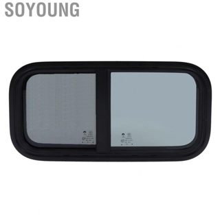 Soyoung rv  interior lights 600x300mm RV Window with Screen Vertical Horizontal Sliding for Campers Trailers Construction Vehicles