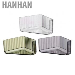 Hanhan Tabletop Organizer Shelf  Textured Triangular Storage Shelf  for Washstand