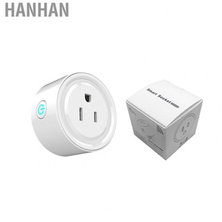 Hanhan Smart Home Plug with  and Voice Control 3 Timing Modes Smart Outlet Socket for Home US Plug