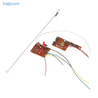 Bdgf 4CH บอร์ดรับส่งสัญญาณ PCB วงจร 27MHz พร้อมรีโมตคอนโทรล สําหรับรถบังคับ