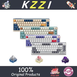 Kzzi K68 RGB คีย์บอร์ดเมคคานิคอล พร้อมโหมดเชื่อมต่อบลูทูธสามโหมด